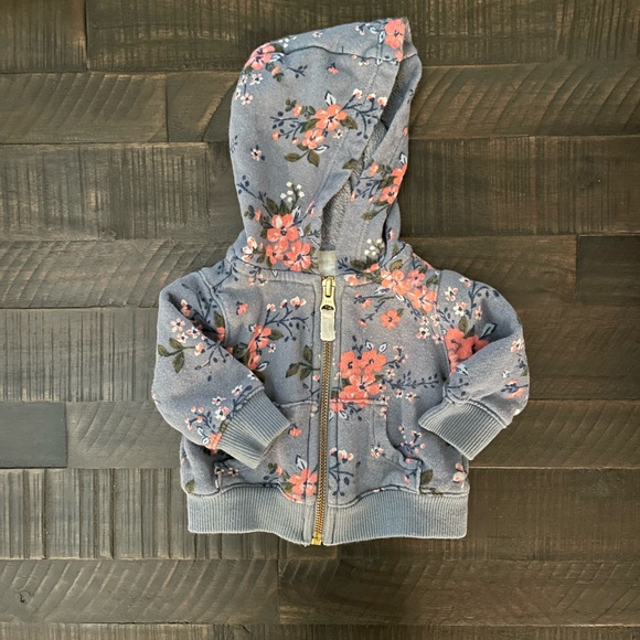 Newborn hoodie + NWOT sweater bundle - Picture 2 of 7